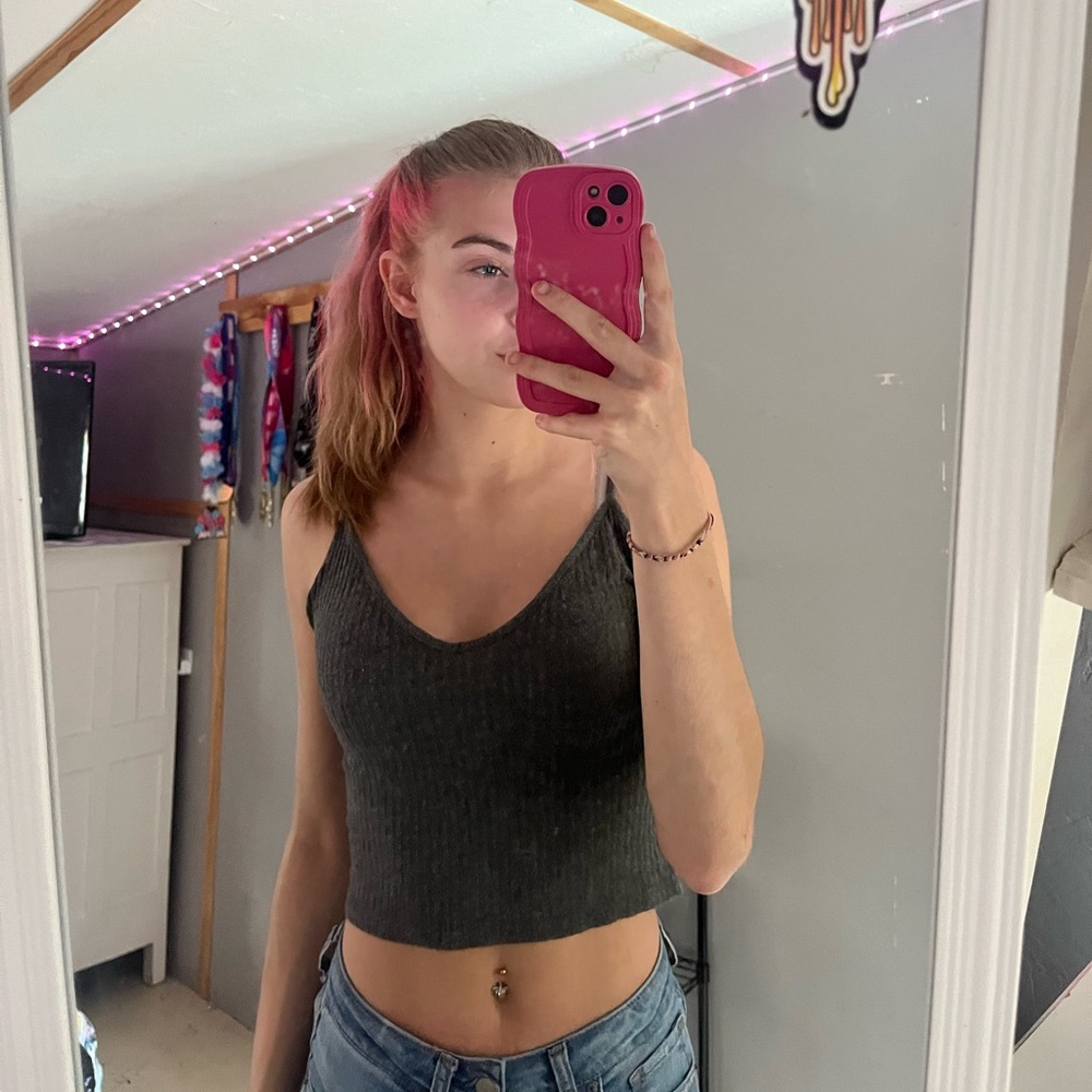 Dark Grey Tank Top